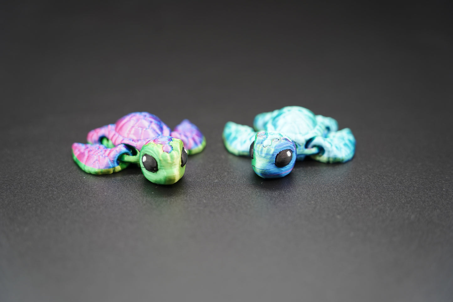 Sea Turtle Hatchling – Articulated 3D Printed Turtle (2” × 0.5”)