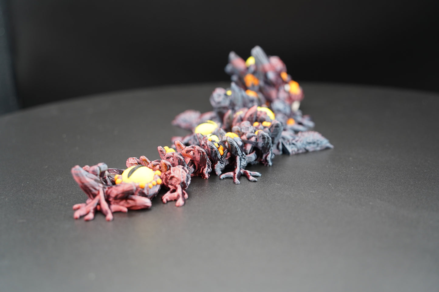 Baby Infested Dragon – Articulated 3D Printed Dragon (12" × 2.5")