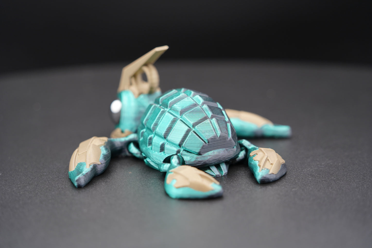 Grenurtle – Articulated 3D Printed Animal (5" × 2.25")