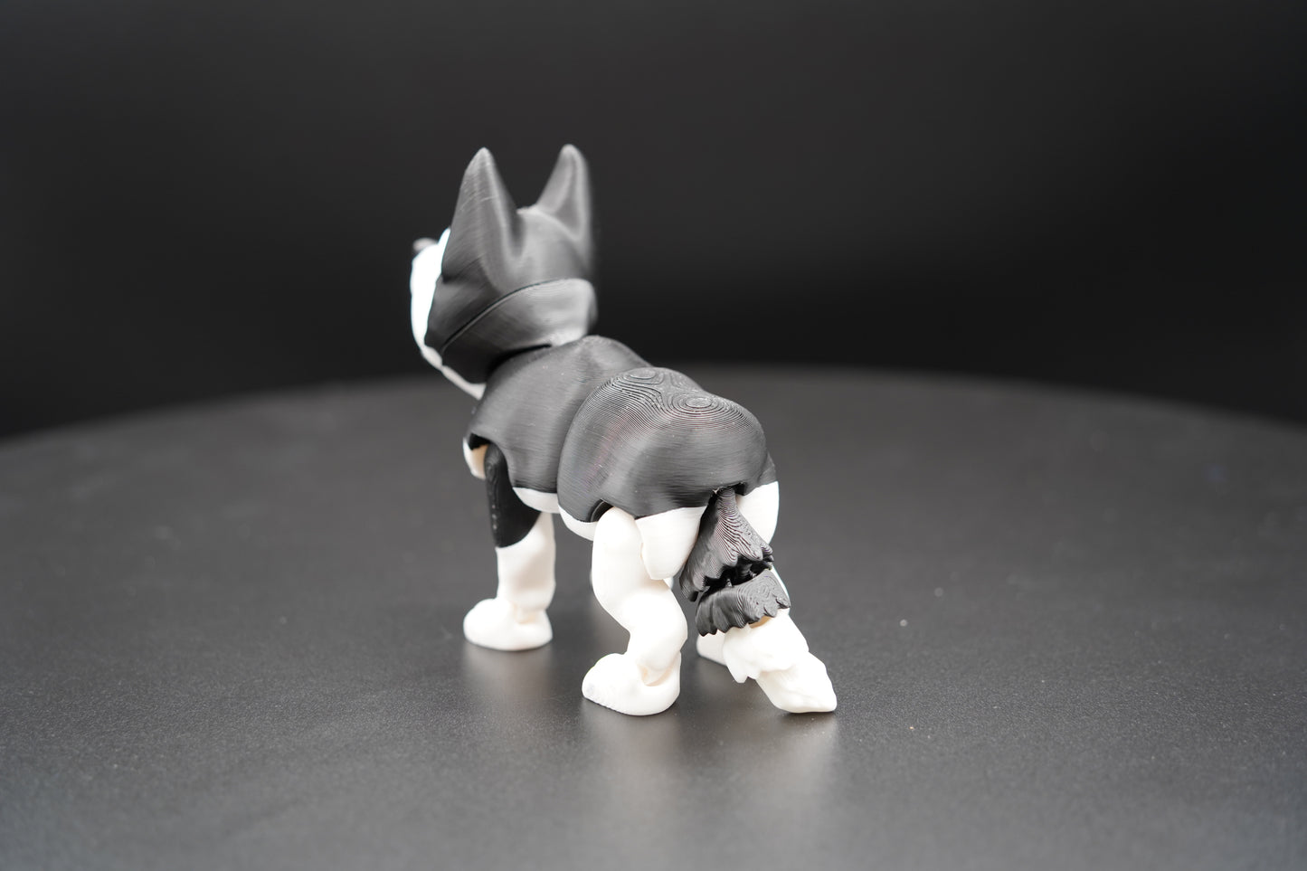 Husky – Articulated 3D Printed Animal (5" × 4")
