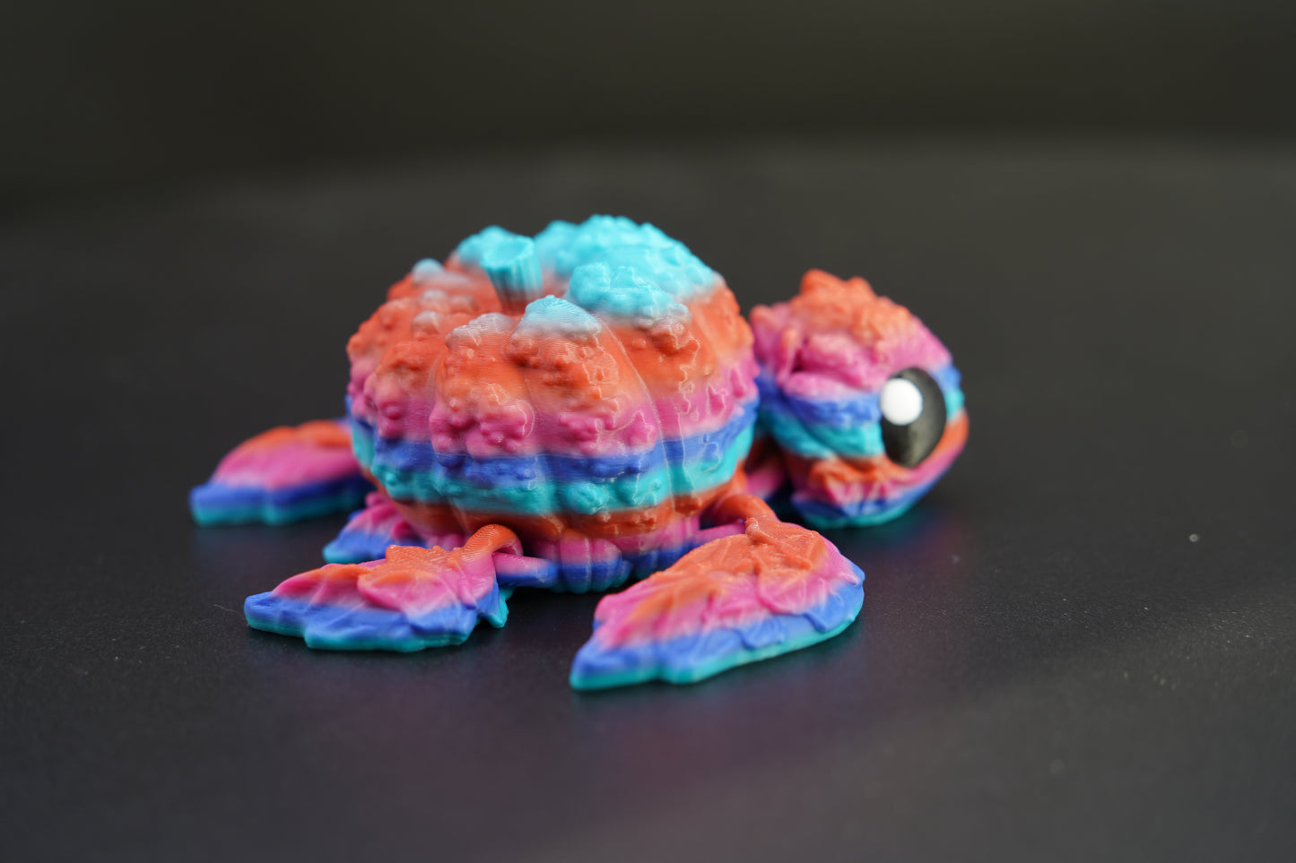Bumpkinurtle – Articulated 3D Printed Animal (4" × 2")
