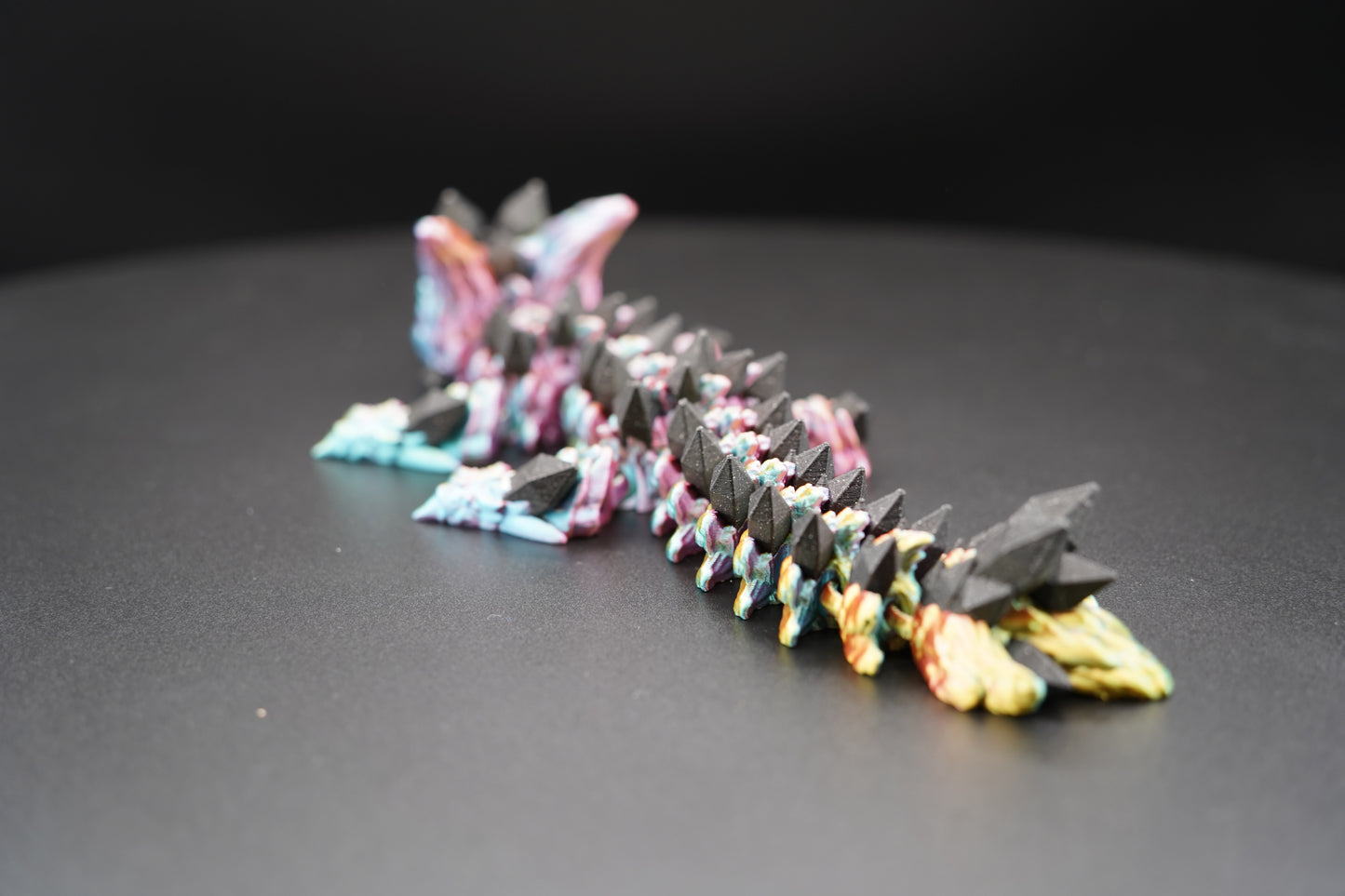 Baby Wolf Dragon – Articulated 3D Printed Dragon (11" × 2")