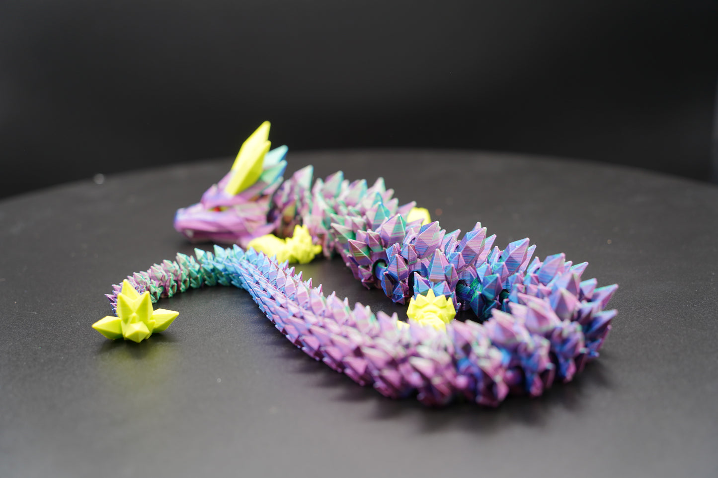 25" Happy Feet Dragon – Articulated 3D Printed Dragon (25" × 2.25")