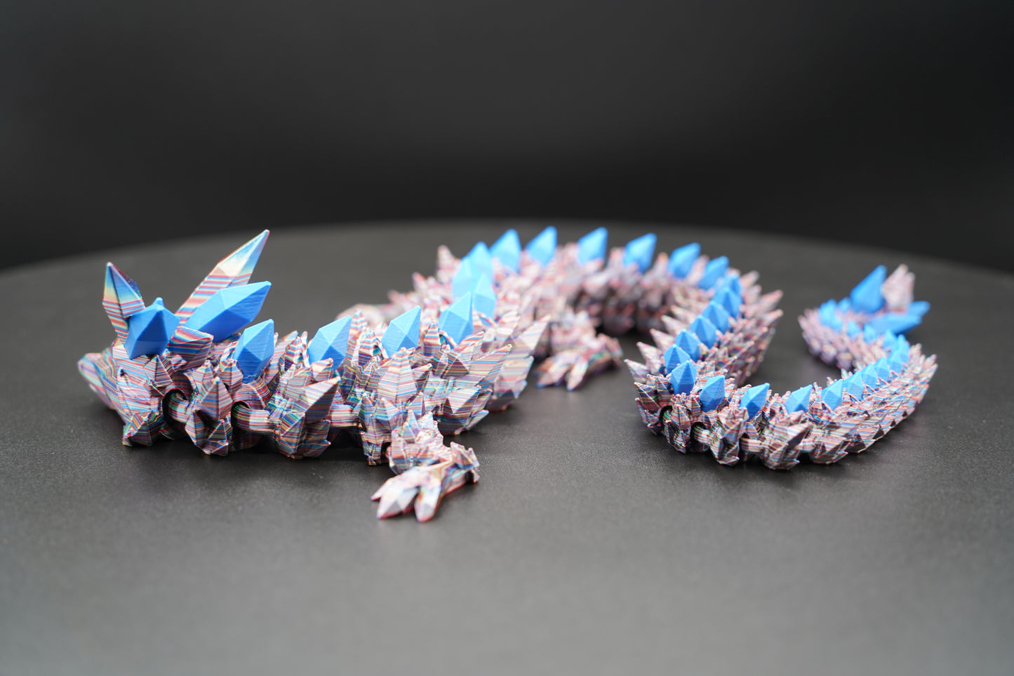 25" Mohawk Dragon – Articulated 3D Printed Dragon (25" × 2.25")