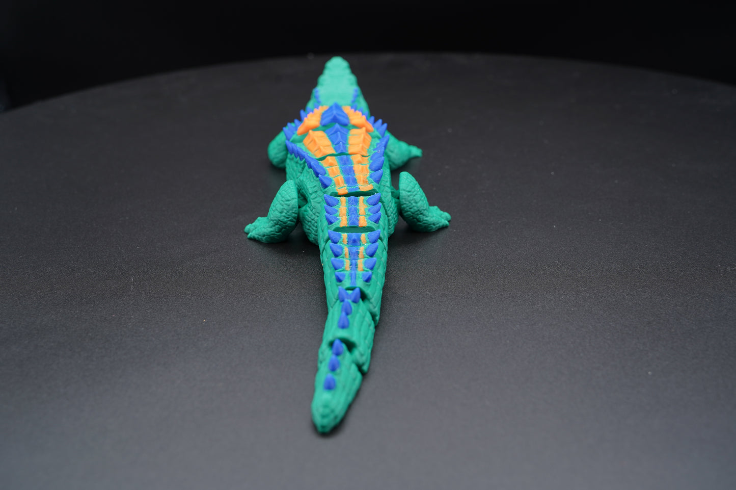 Crocodile – Articulated 3D Printed Crocodile (10" × 1")