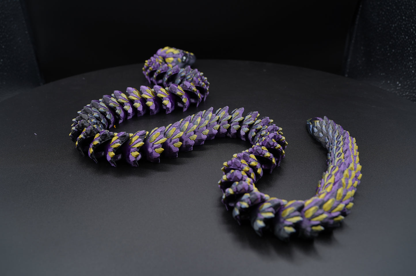 30" Snake 2C – Articulated 3D Printed Snake (35" × 1.25")