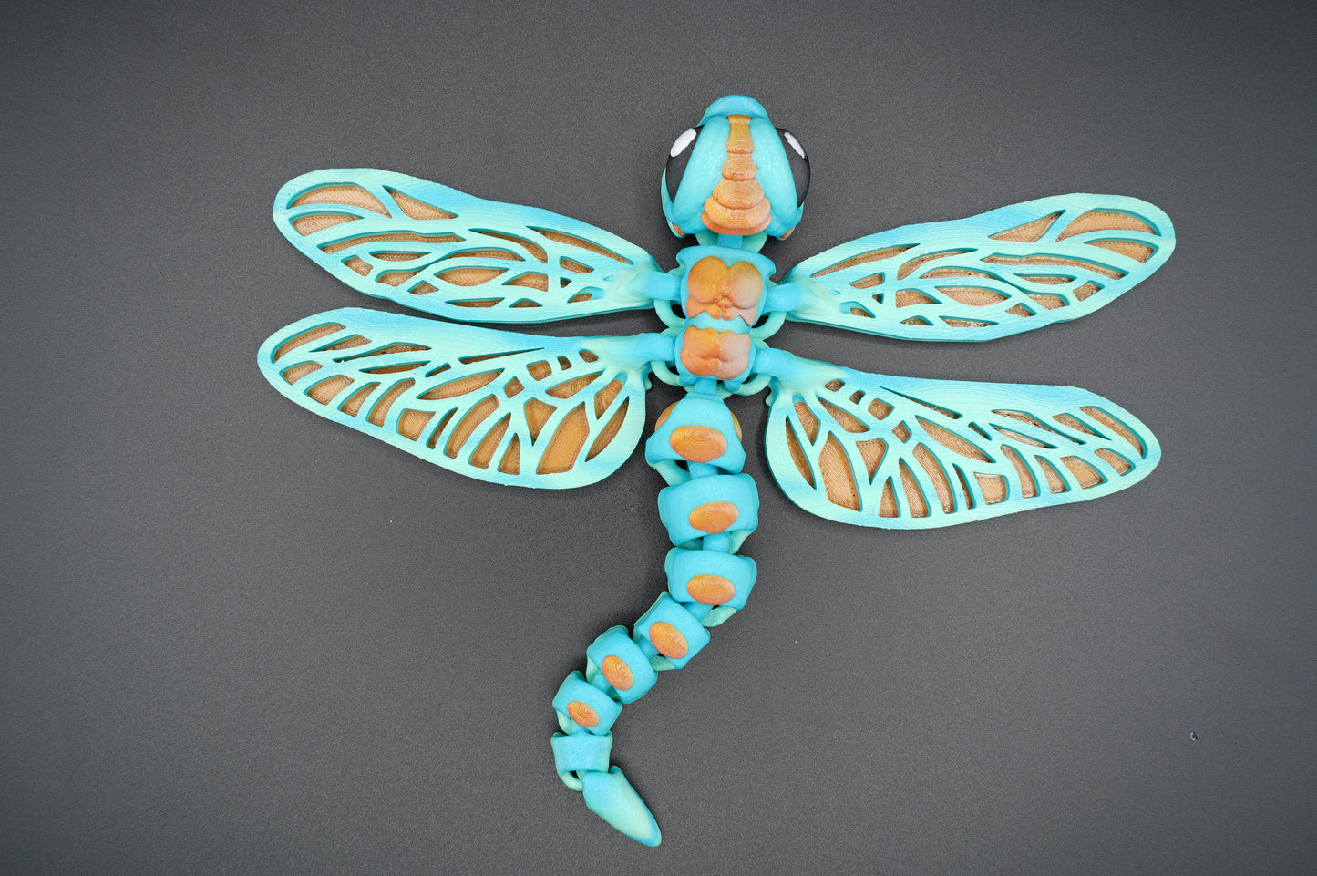 Dragon Fly – Articulated 3D Printed Dragonfly (8.5" × 1.25")