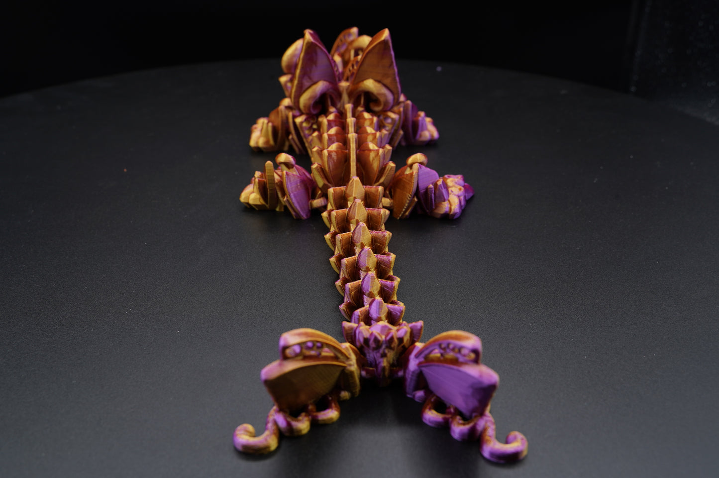 Baby Butterfly Dragon – Articulated 3D Printed Dragon (13.5" × 3")