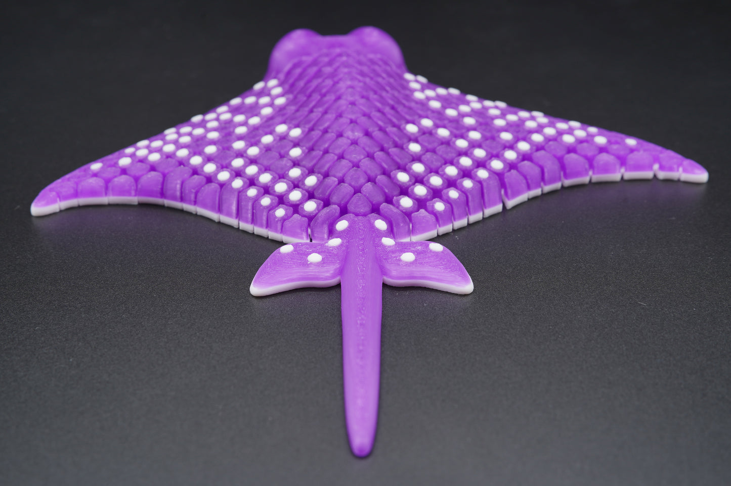 Spotted Ray – Articulated 3D Printed Stingray (9" × 8" × 1")