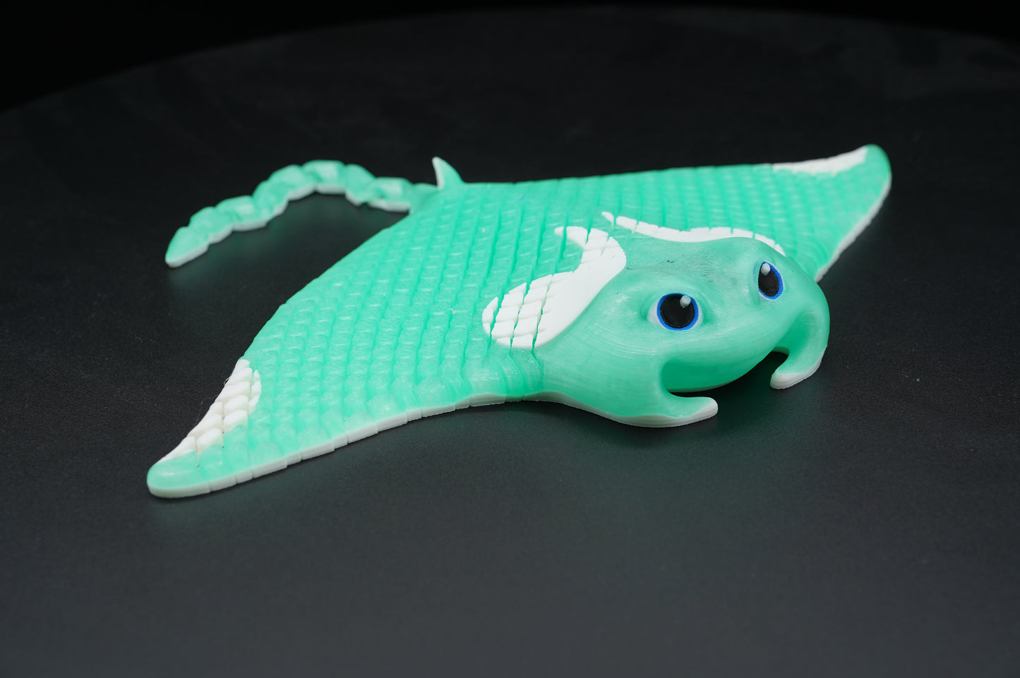 Manta Ray – Articulated 3D Printed Animal (11.5" × 1.5")