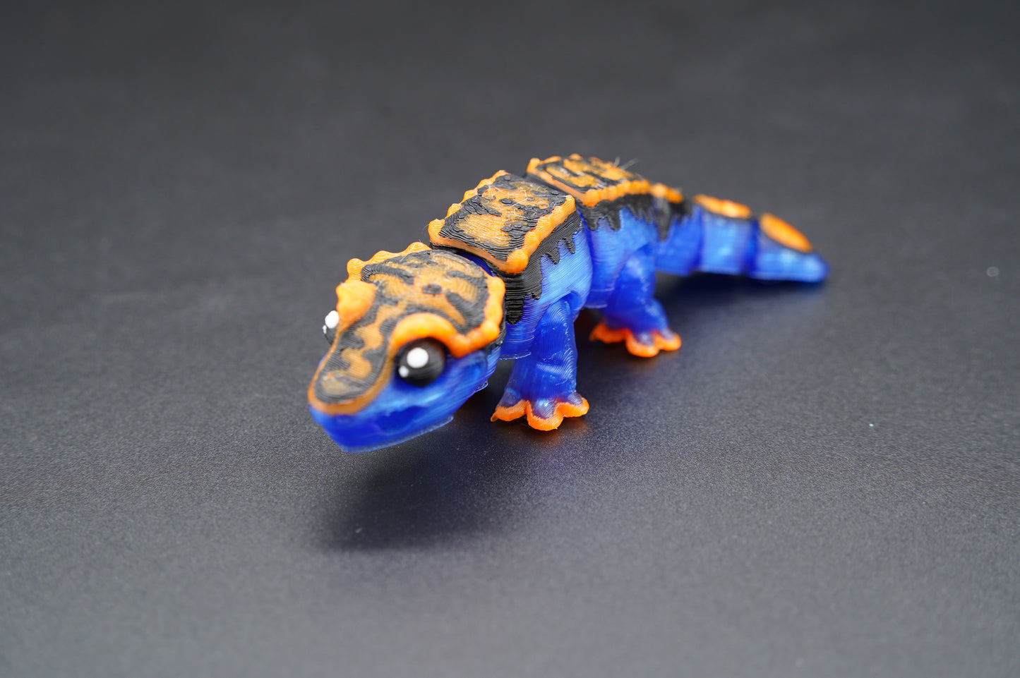 Mini Crested Gecko – Articulated 3D Printed Gecko (4.25” × 0.75”)
