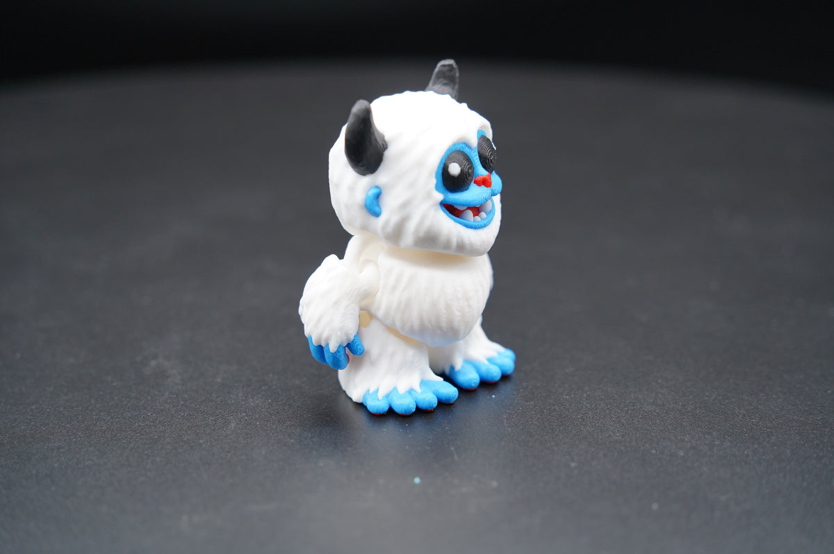Yeti – Articulated 3D Printed Yeti (3" × 2.5")