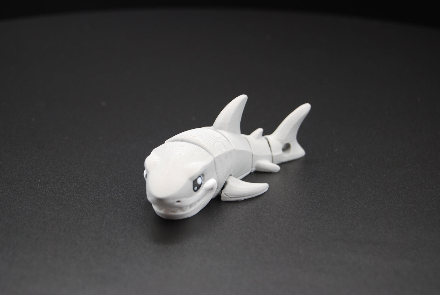 Mini Great White Shark – Articulated 3D Printed Shark (4” Long)
