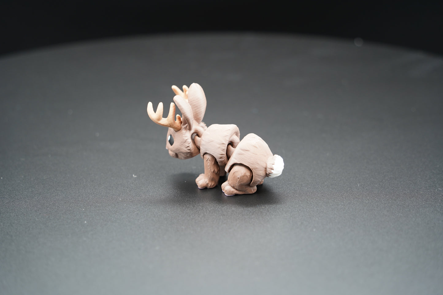 Mini Jackalope – Articulated 3D Printed Jackalope (3” × 2”)