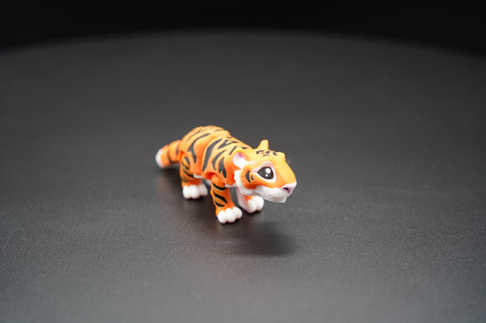 Mini Tiger – Articulated 3D Printed Tiger (4” × 1.5”)