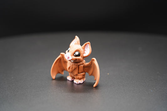 Mini Vampire Bat – Articulated 3D Printed Bat (2.25" × 0.75")