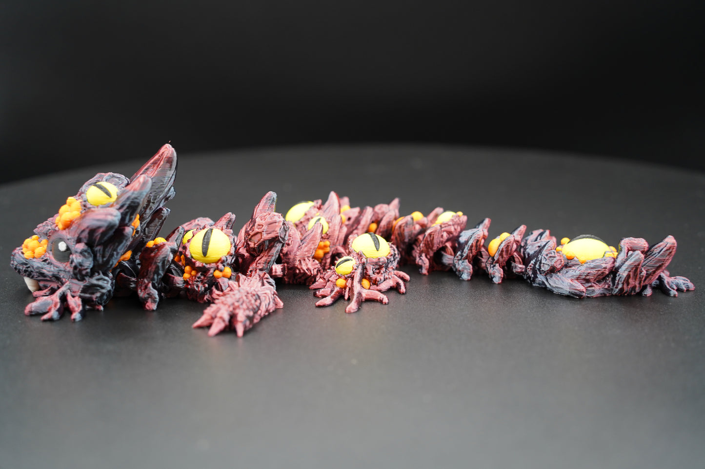 Baby Infested Dragon – Articulated 3D Printed Dragon (12" × 2.5")