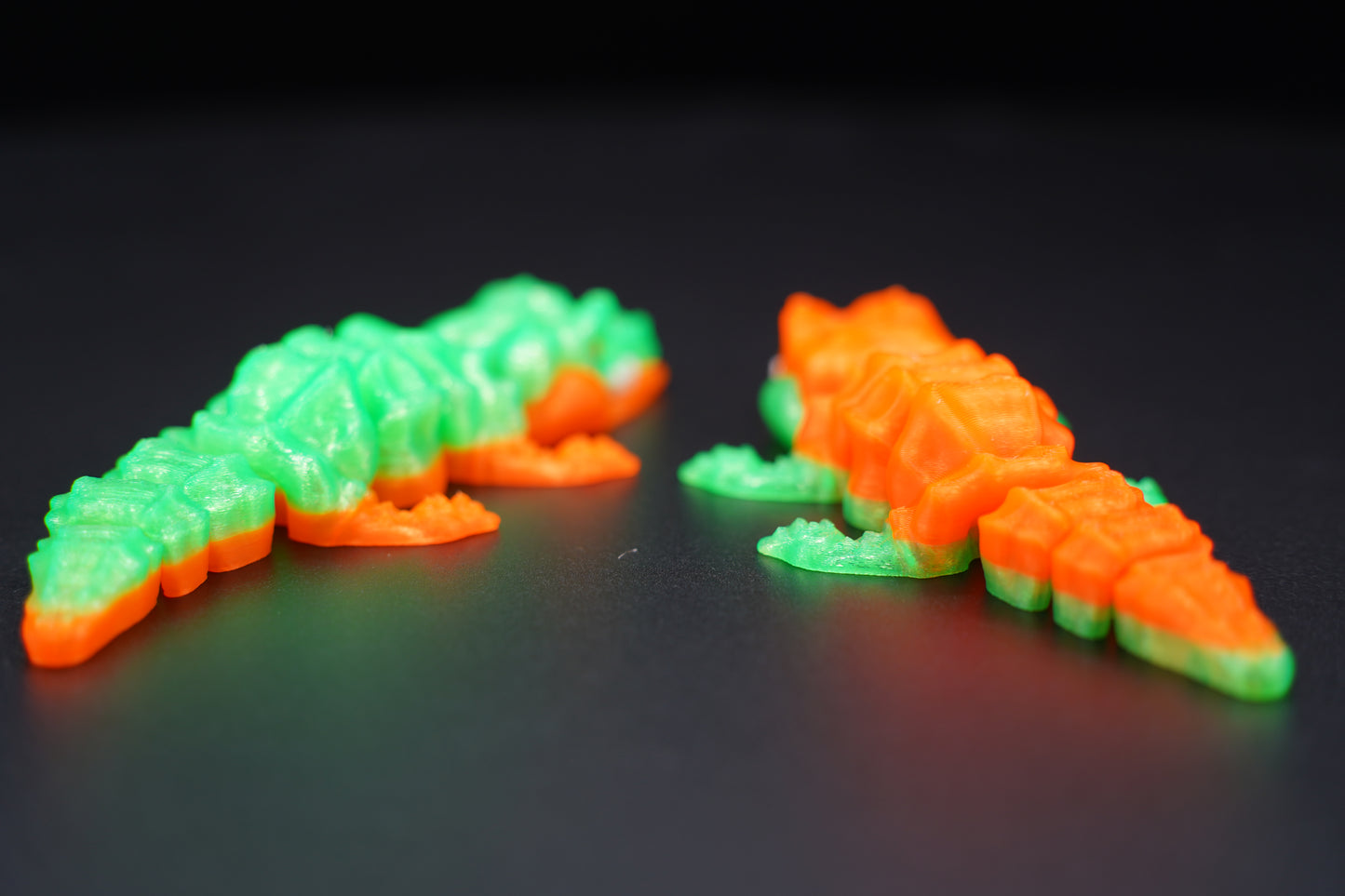 Mini Flexi Crocodile – Articulated 3D Printed Animal (5" × 0.5")