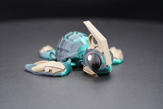 Grenurtle – Articulated 3D Printed Animal (5" × 2.25")