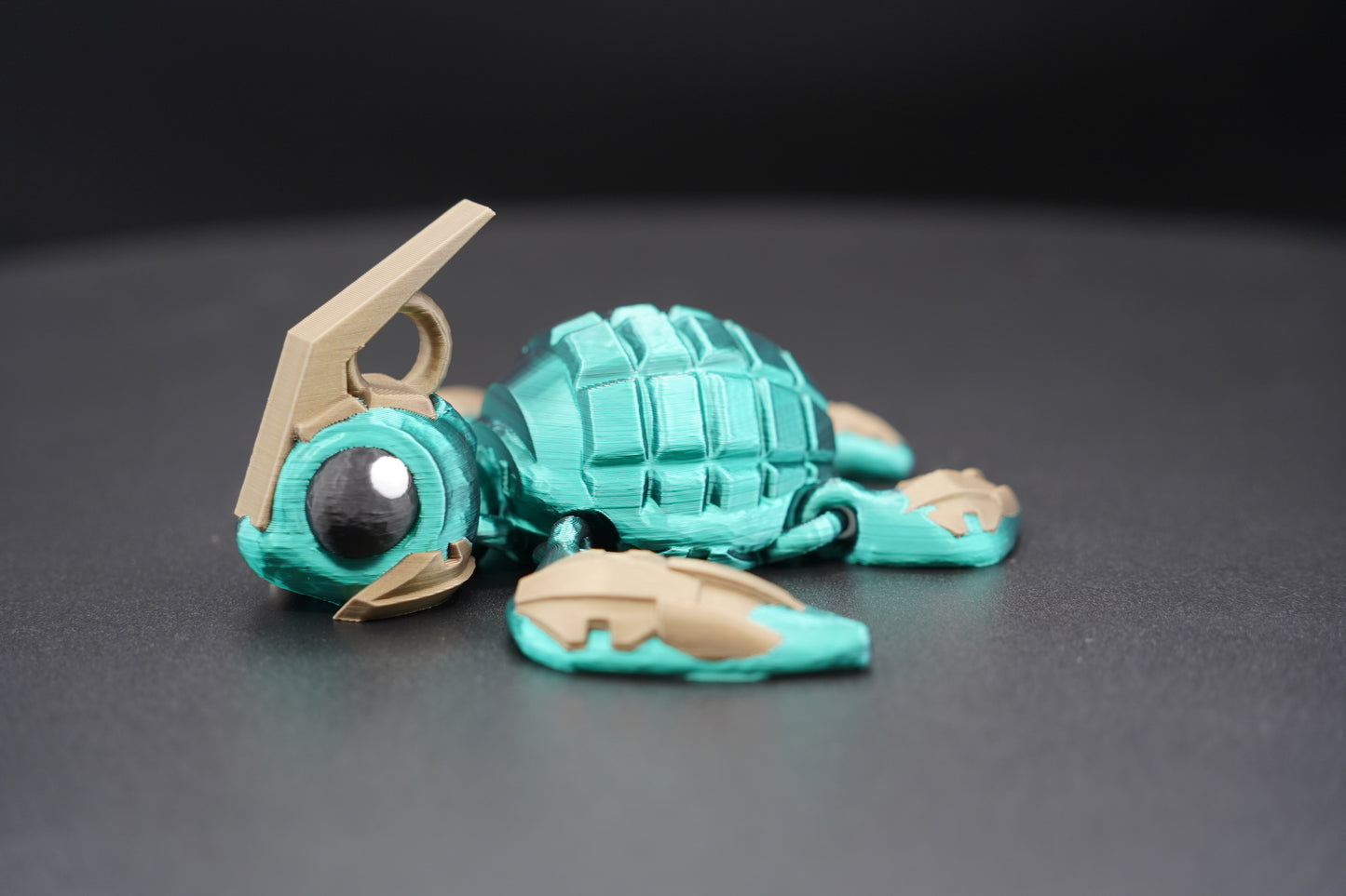 Grenurtle – Articulated 3D Printed Animal (5" × 2.25")