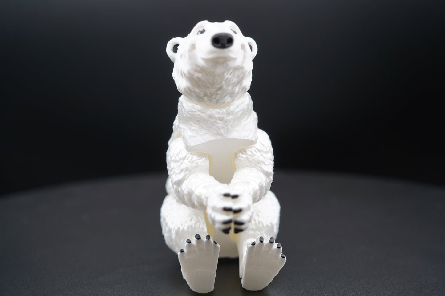 Polar Bear – Articulated 3D Printed Animal (7" × 4")