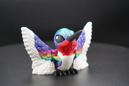 Humming Bird – Articulated 3D Printed Bird (8.5" × 4")