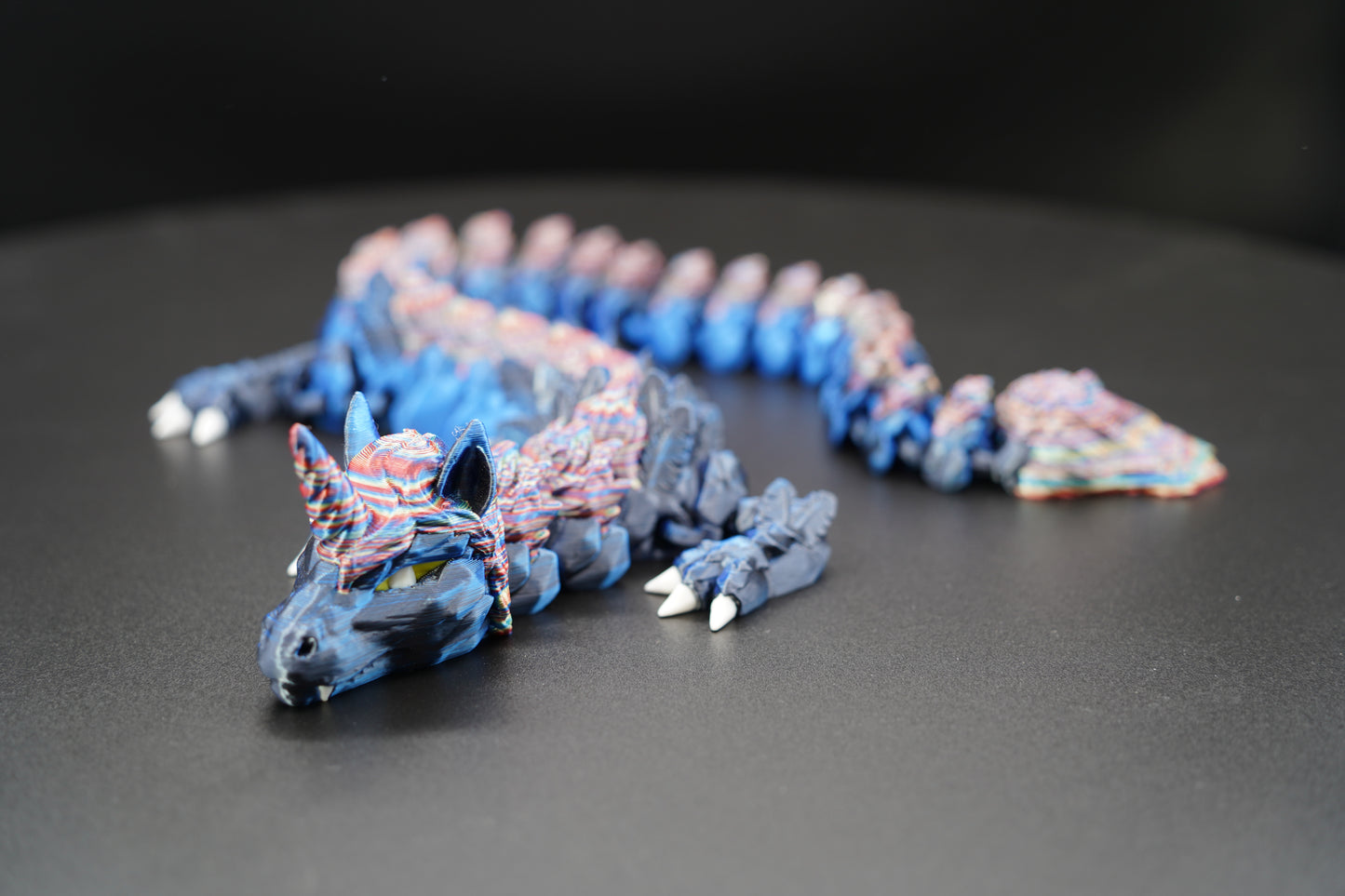 Alicorn Dragon – Articulated 3D Printed Dragon (22" × 2")