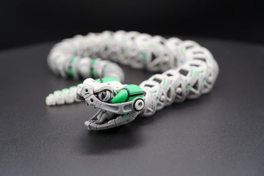 Robo Snake – Articulated 3D Printed Animal (27" × 1.5")