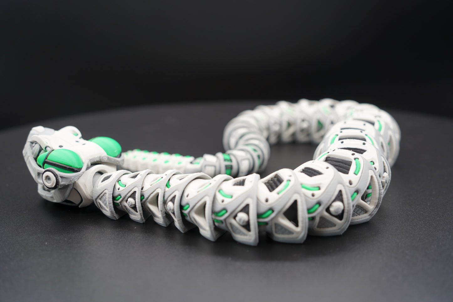 Robo Snake – Articulated 3D Printed Animal (27" × 1.5")