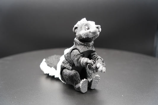 Skunk – Articulated 3D Printed Animal (11" × 2")