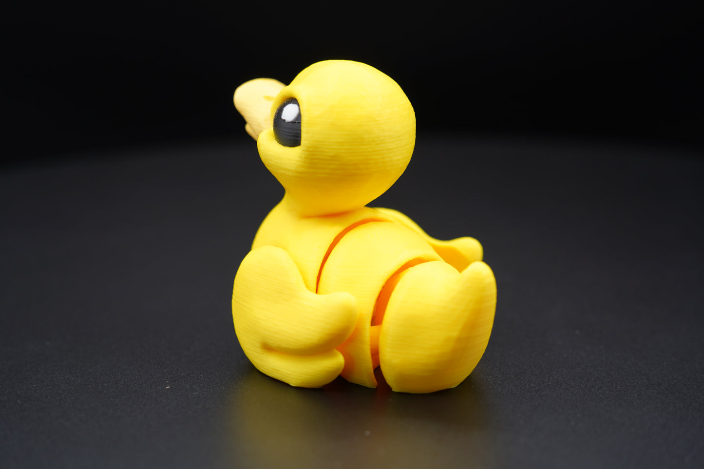Duck – Articulated 3D Printed Animal (4" × 3.5")