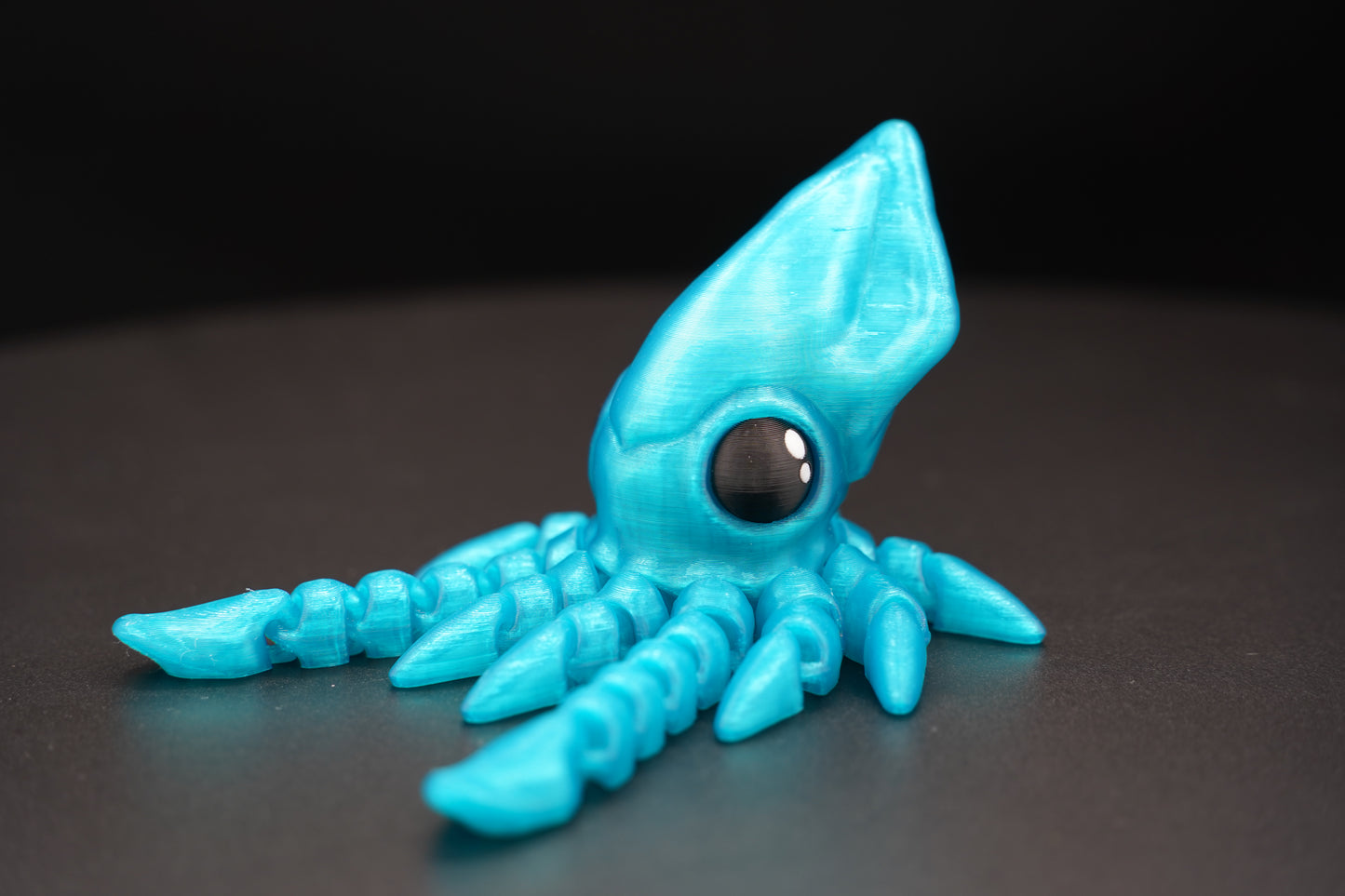 Squid – Articulated 3D Printed Animal (5" × 3")