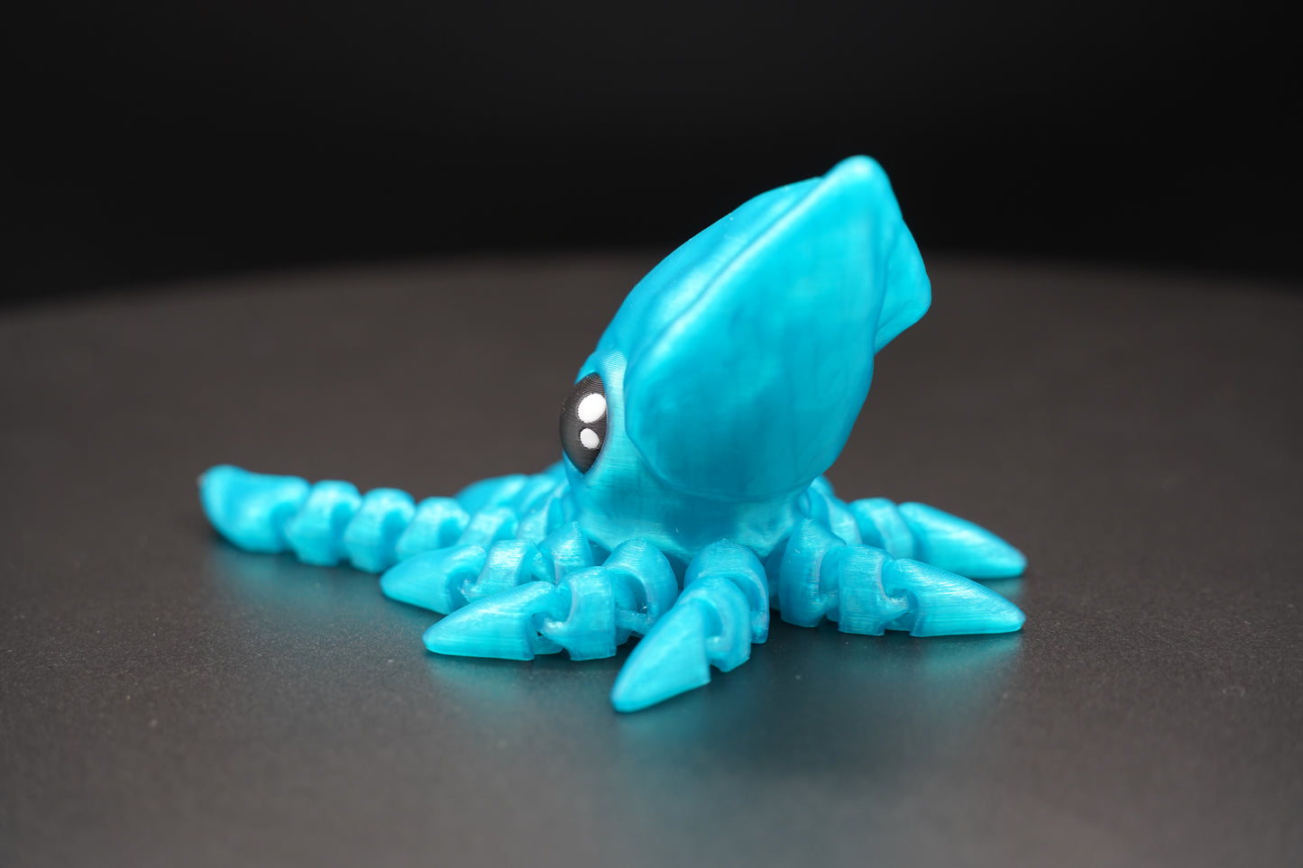 Squid – Articulated 3D Printed Animal (5" × 3")