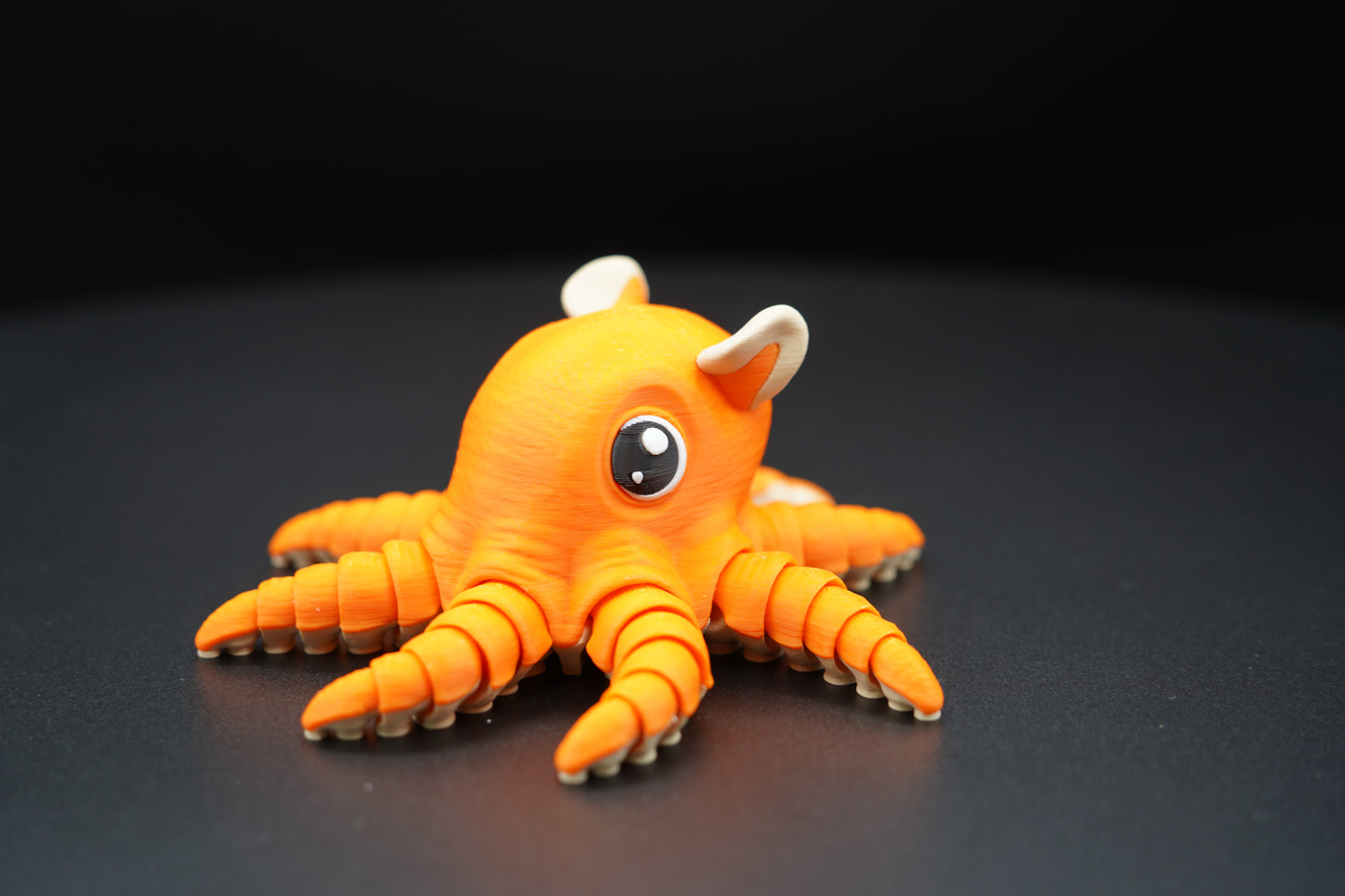 Small Flap Jack Octopus – Articulated 3D Printed Animal (5" × 2")