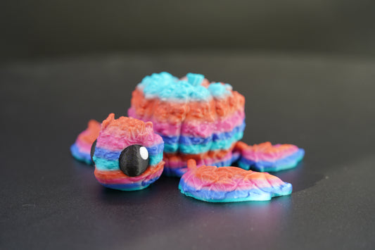 Bumpkinurtle – Articulated 3D Printed Animal (4" × 2")