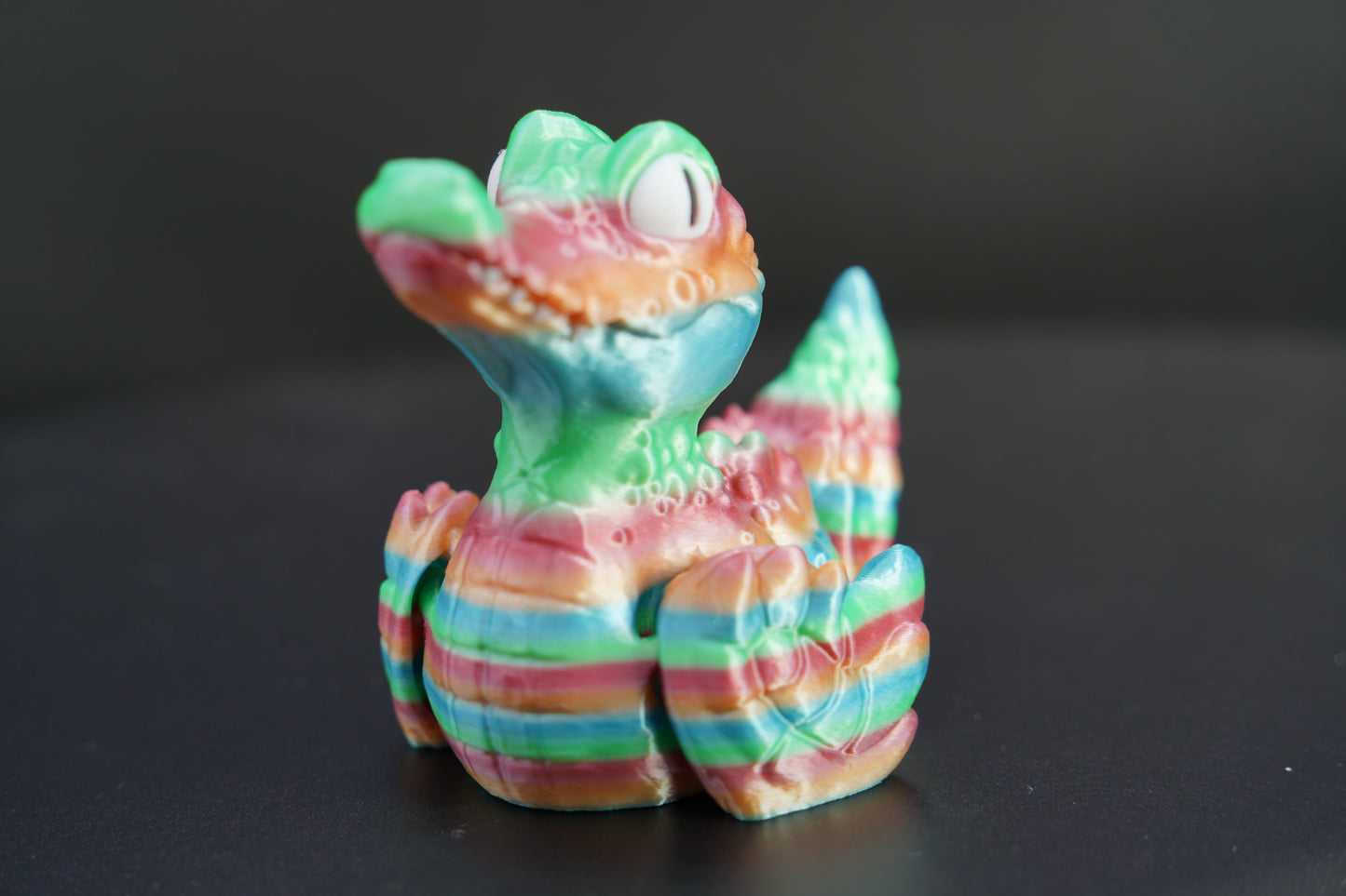 Quackodile – Articulated 3D Printed Animal (4" × 3.5")