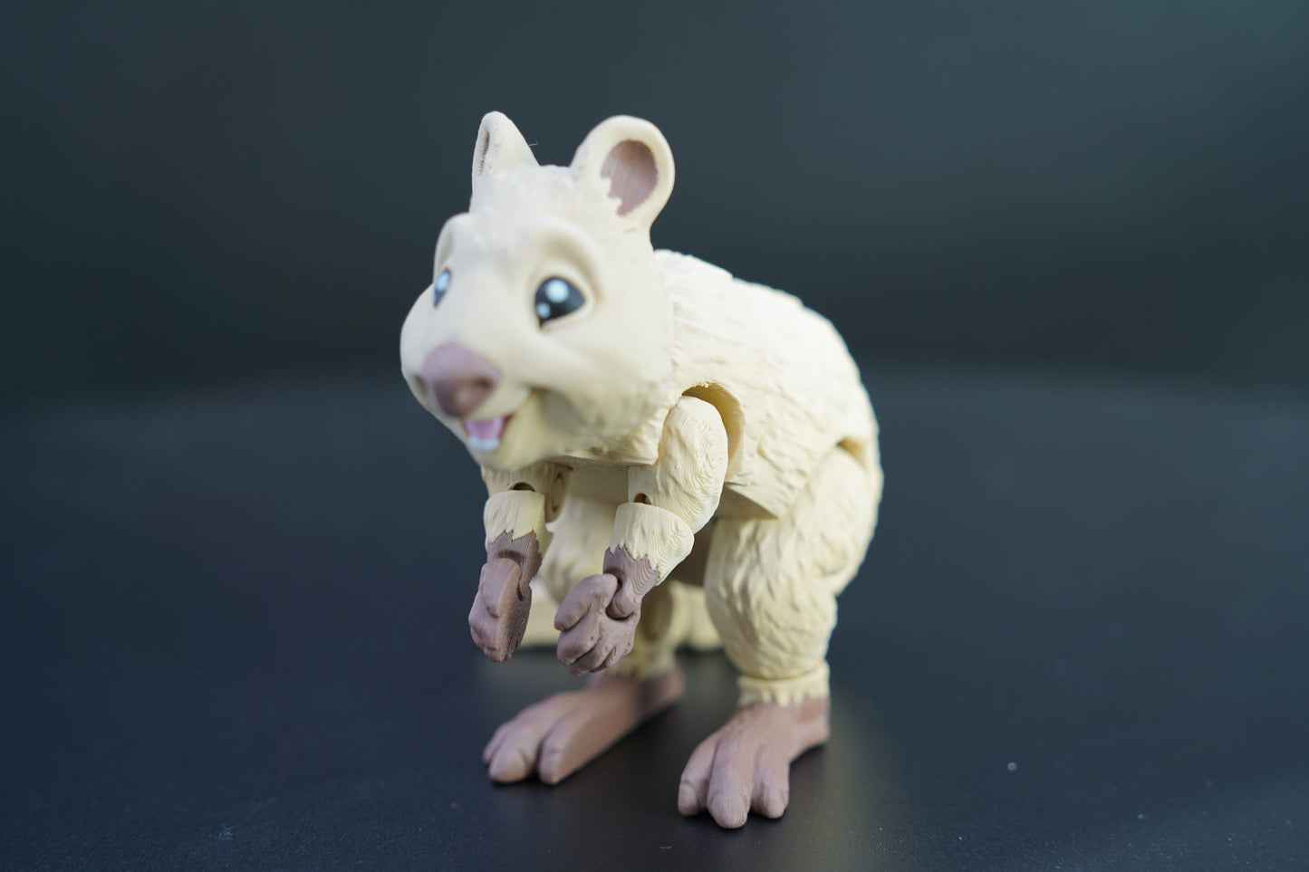 Small Quokka – Articulated 3D Printed Animal (7" × 3.5")