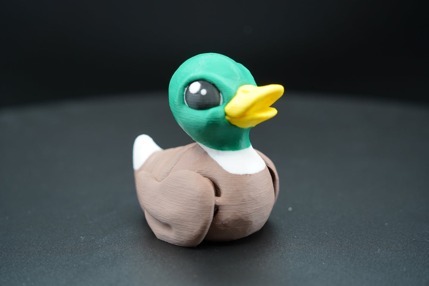 Mallard Duck – Articulated 3D Printed Animal (4" × 3")