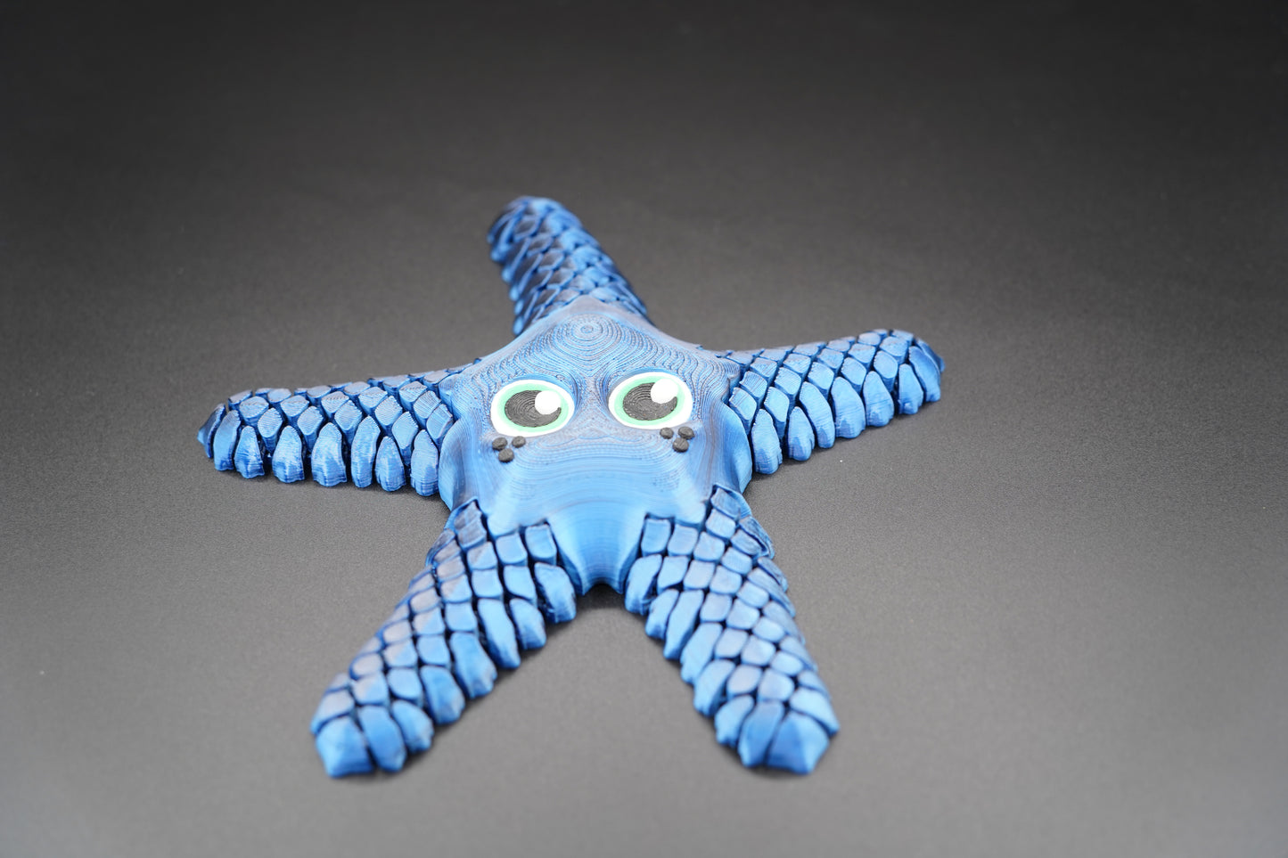 Sea Star – Articulated 3D Printed Animal (7" × 1")