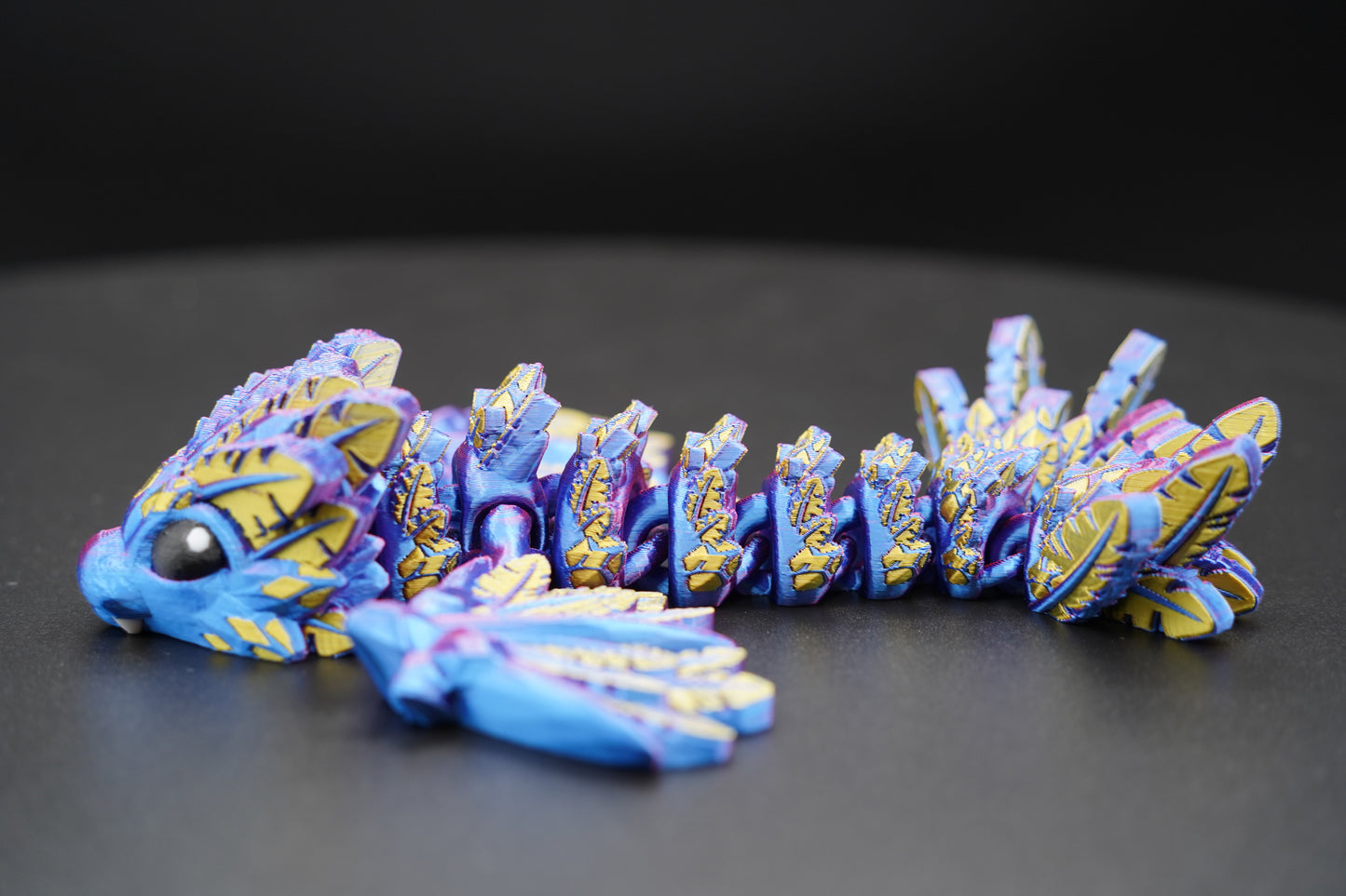 Flying Serpent 4C – Articulated 3D Printed Dragon (8" × 2")