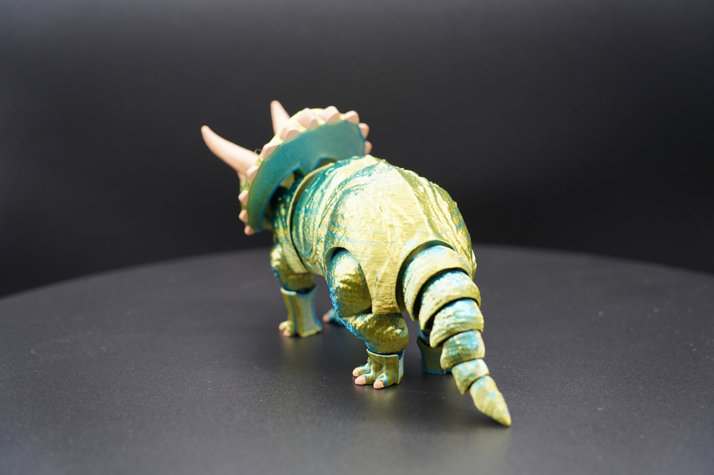 Triceratops – Articulated 3D Printed Animal (9" × 3.5")