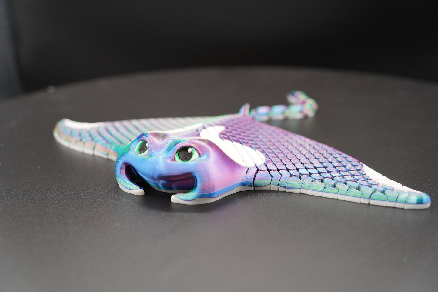 Manta Ray – Articulated 3D Printed Animal (11.5" × 1.5")