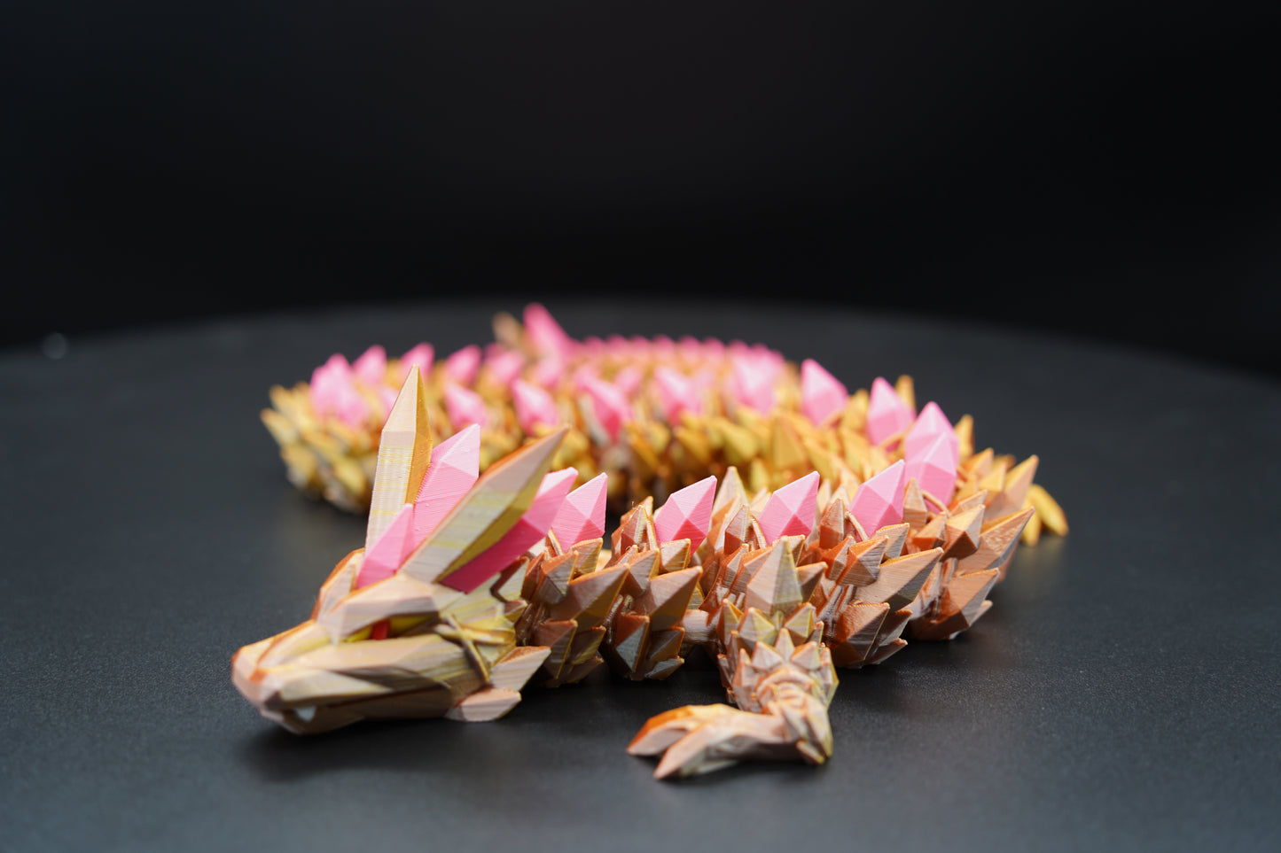 25" Mohawk Dragon – Articulated 3D Printed Dragon (25" × 2.25")