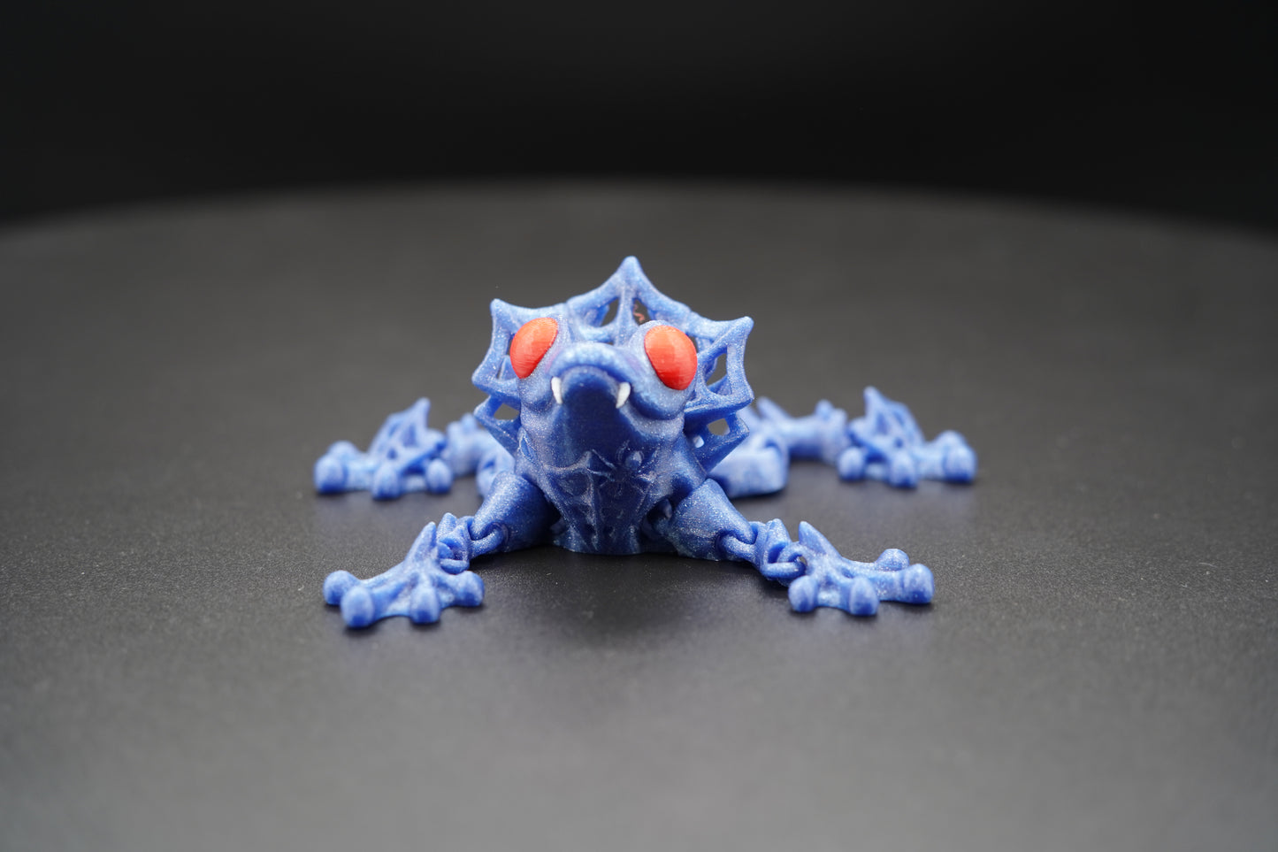 Count Frogula – Articulated 3D Printed Frog (4" × 2")