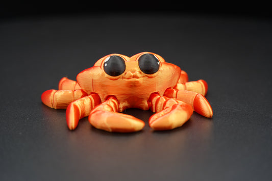 Crab – Articulated 3D Printed Crab (4" × 1.75")