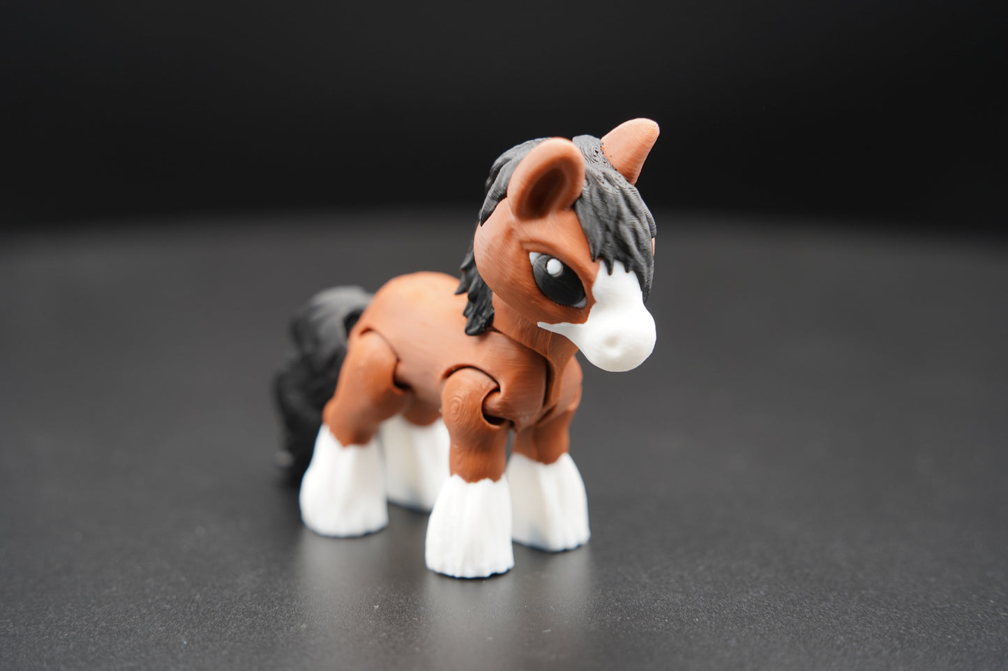 Tiny Horse – Articulated 3D Printed Horse (4" × 3")