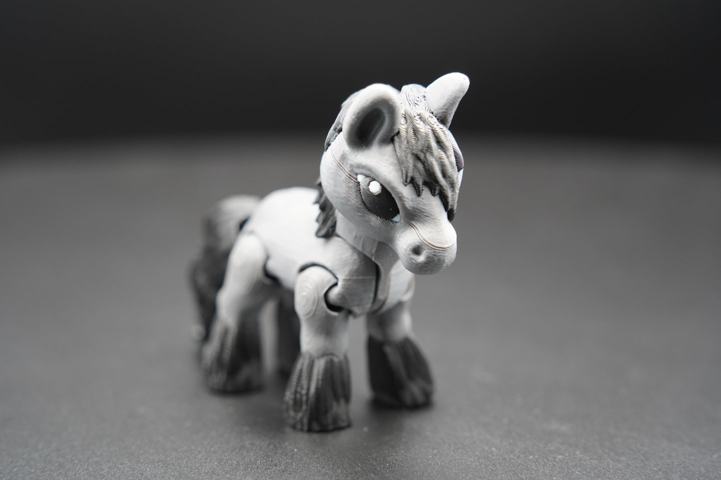 Tiny Horse – Articulated 3D Printed Horse (4" × 3")