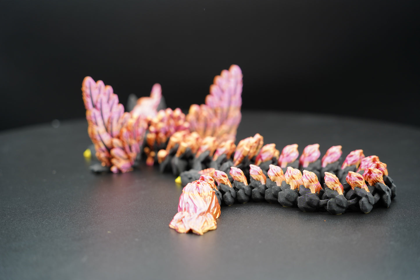 Winged Alicorn Dragon – Articulated 3D Printed Dragon (22.5" × 3")