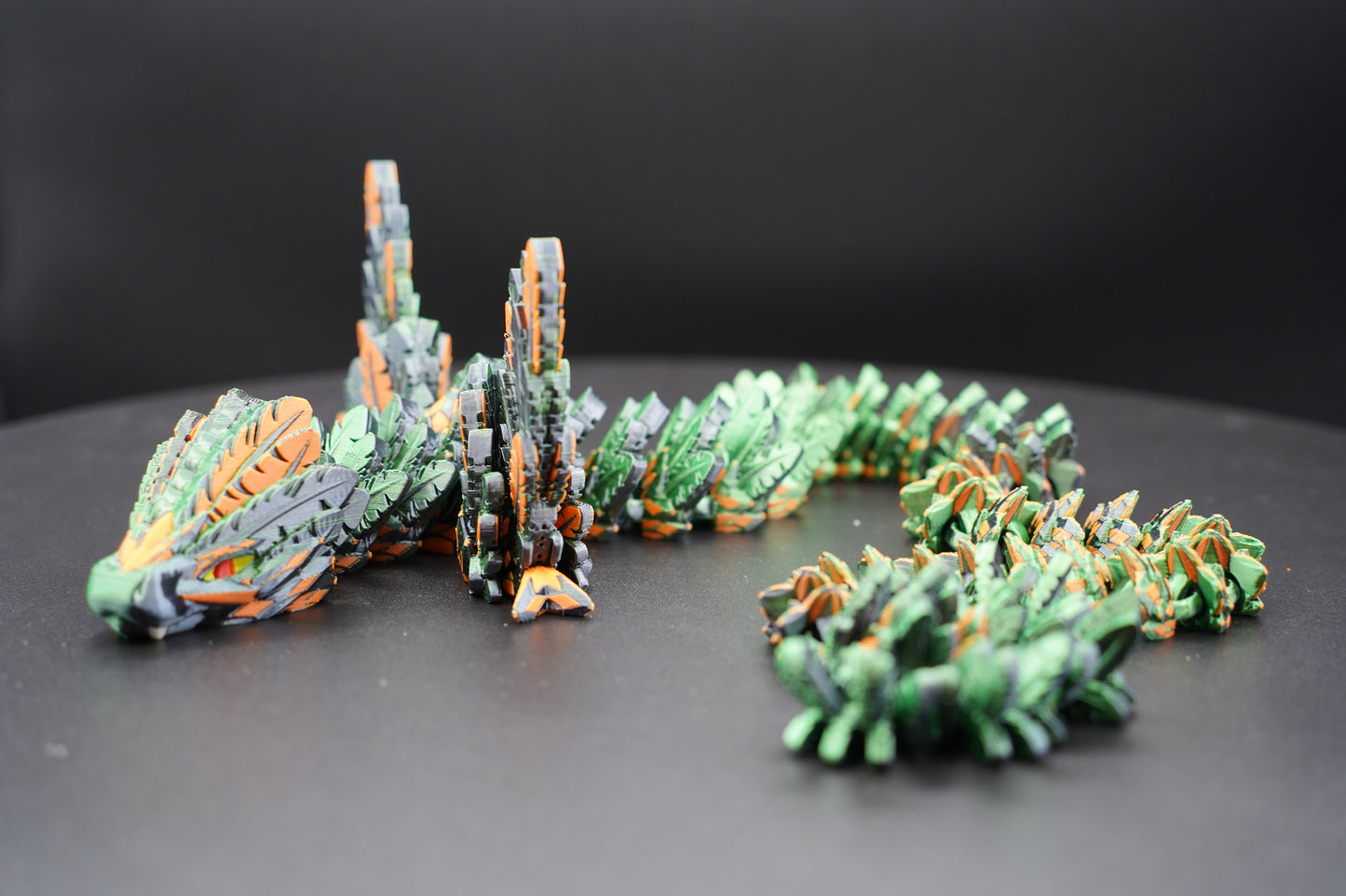 Flying Serpent – Articulated 3D Printed Dragon (28" × 3.5")