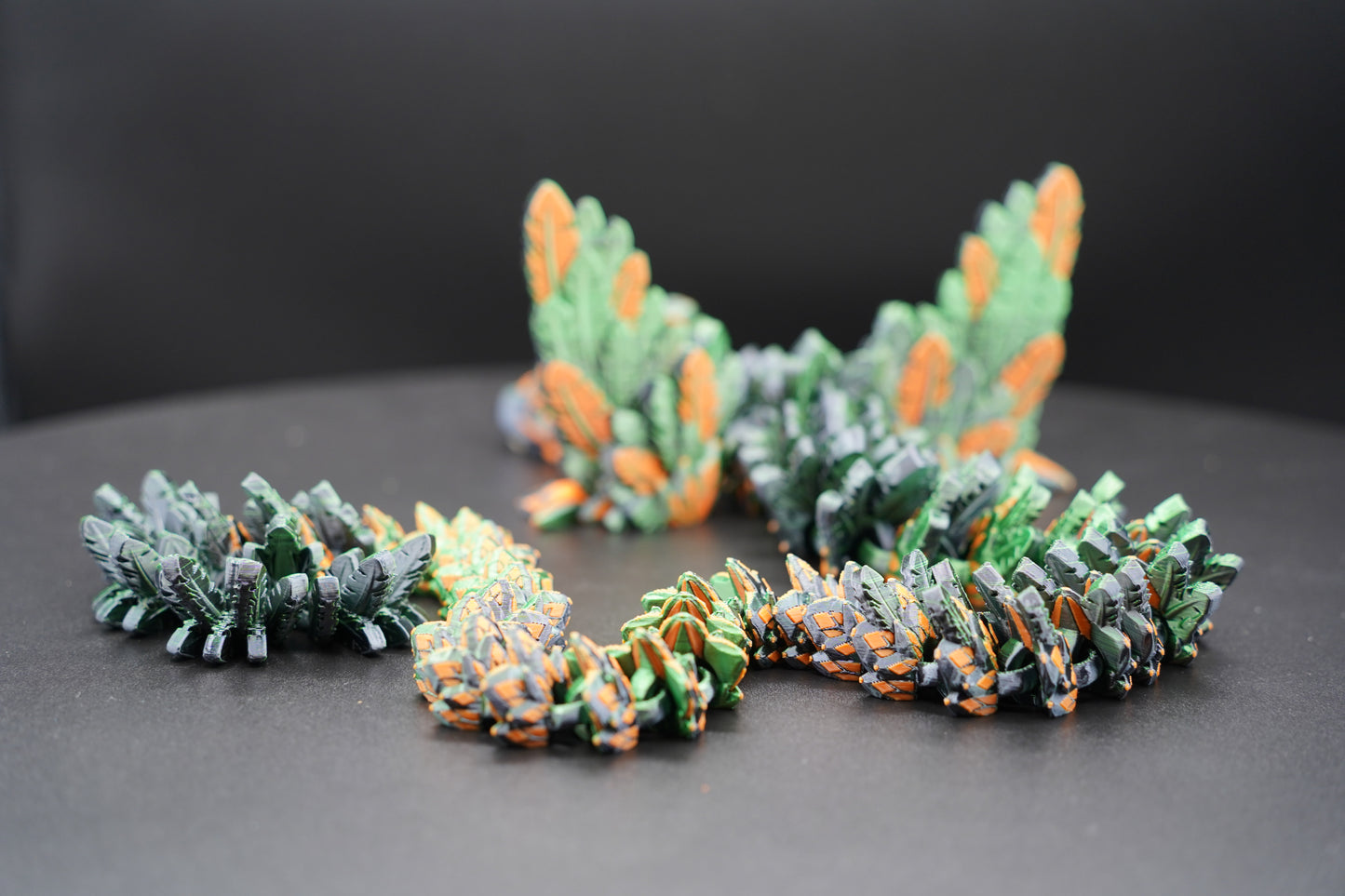 Flying Serpent – Articulated 3D Printed Dragon (28" × 3.5")